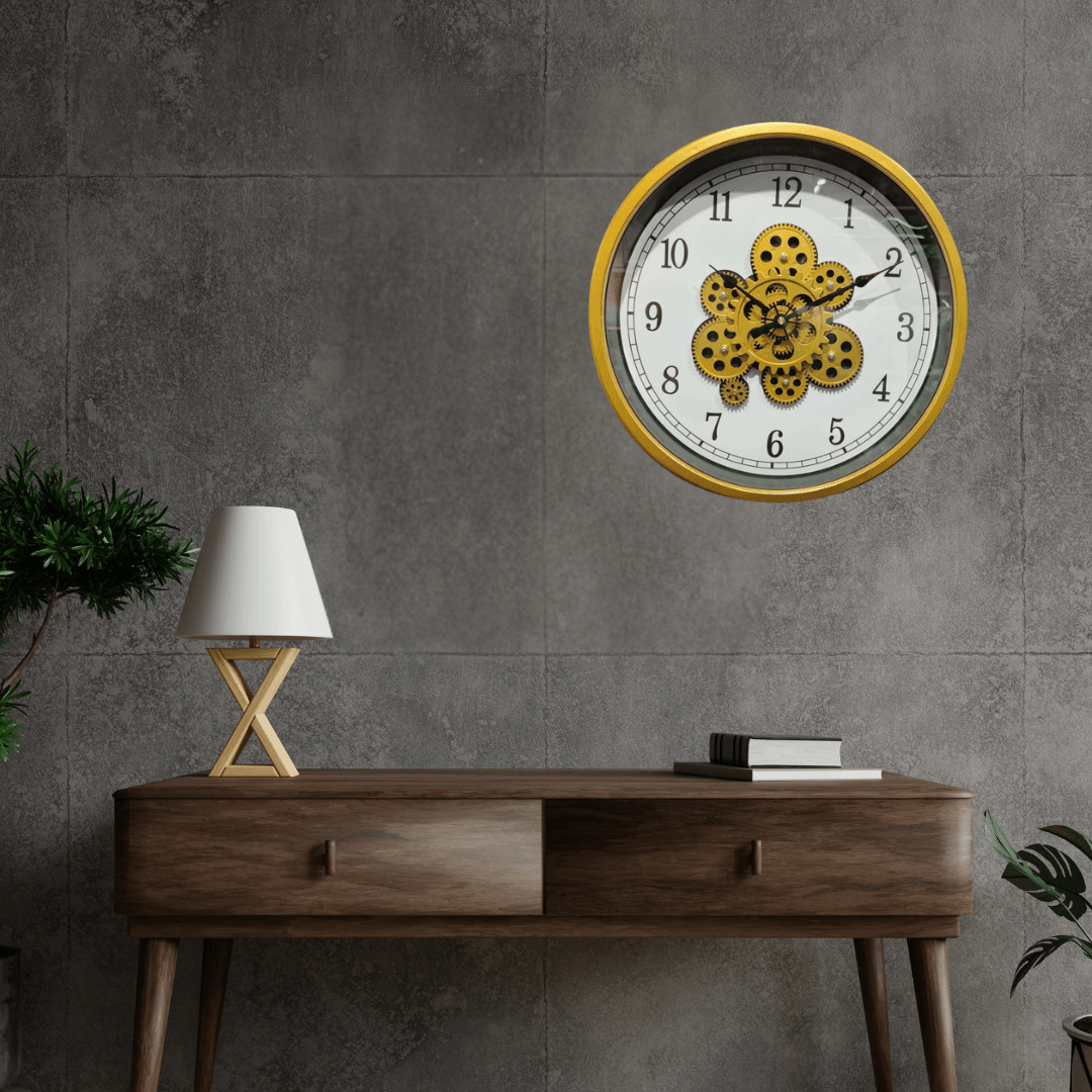 Royal Metal Gear Mechanical Clock Style 56